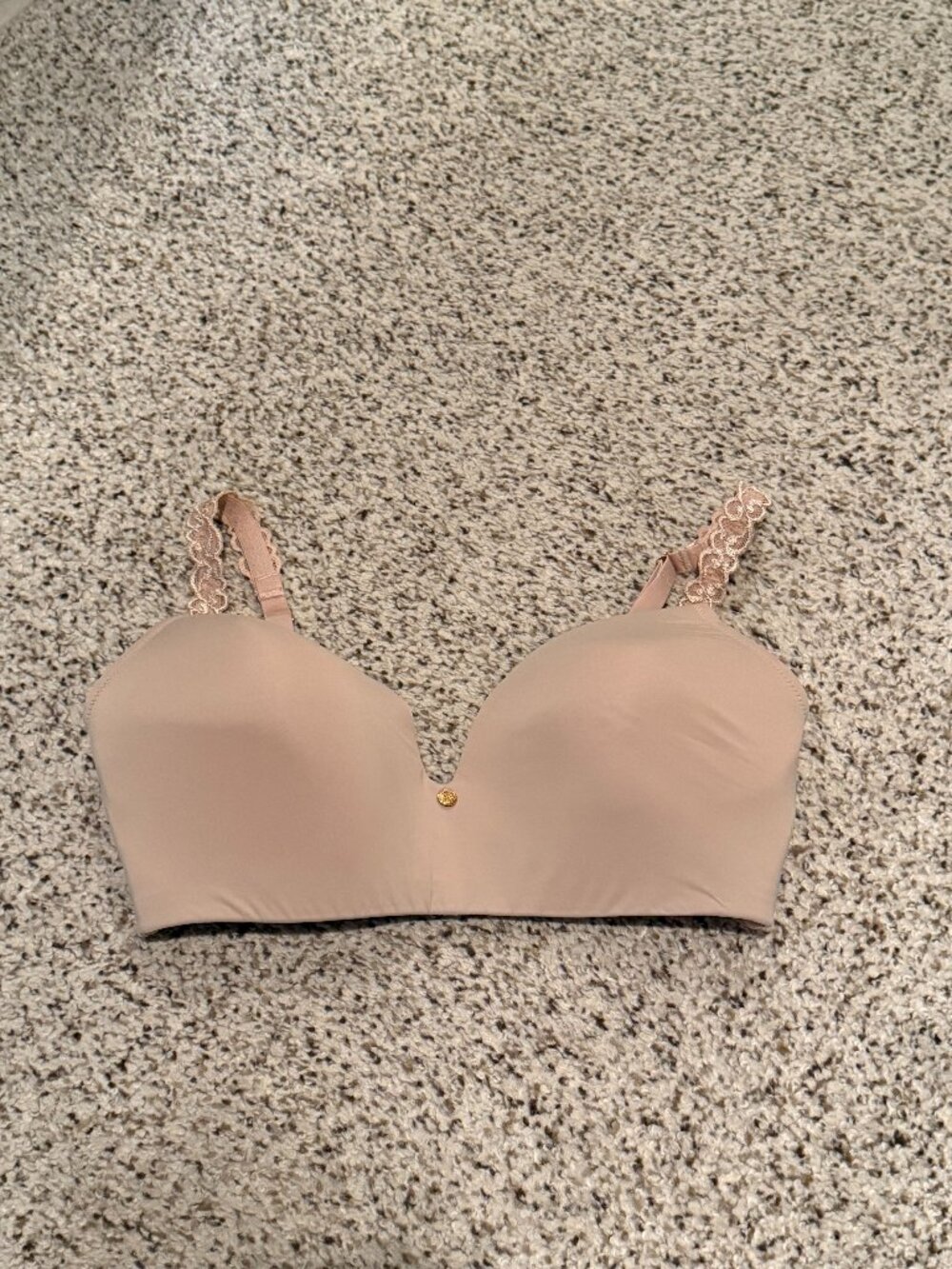 Natori | Pure Luxe Wireless Contour Bra | Cafe | Size: 34D